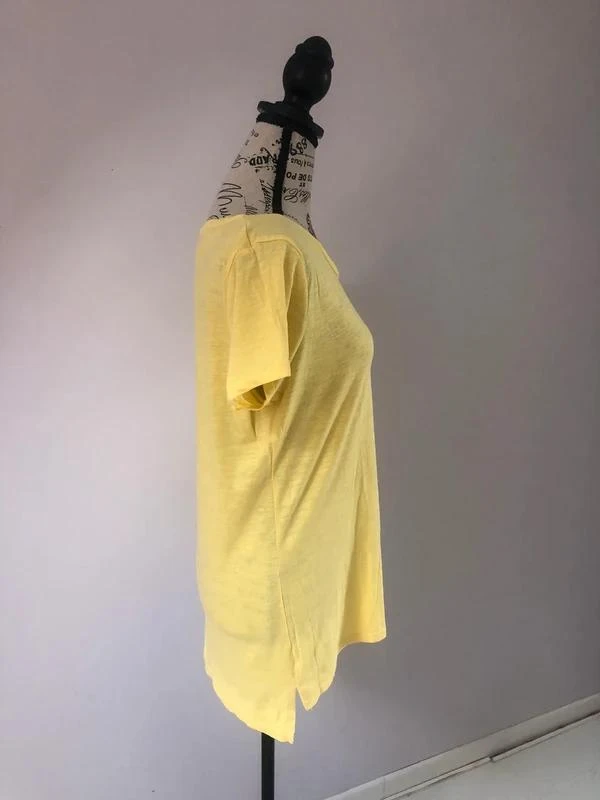 💛 Yellow T-shirt – Kiabi – Size XL – Very good condition – photo 4